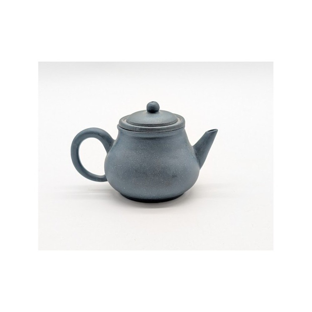 100cc Yixing Zisha‎ Gongfu Shui Ping Blue Clay Teapot 2" Tall Handmade Single
